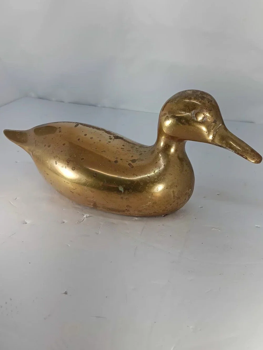 Solid Brass Duck Decoy Door Stop 10